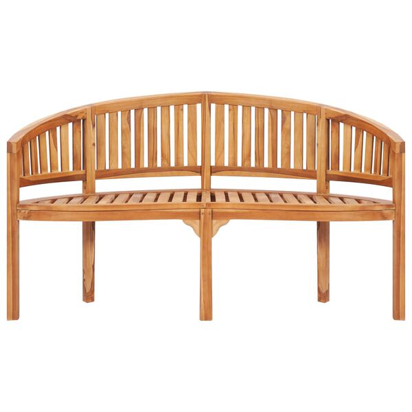 vidaXL 5 Piece Banana Garden Lounge Set Solid Teak Wood