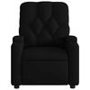 vidaXL Electric Massage Recliner Chair Black Fabric