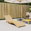 vidaXL Sun Lounger Cushion Melange Beige 200x60x4 cm Fabric