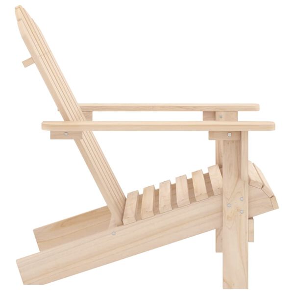 vidaXL Garden Adirondack Chair Solid Fir Wood