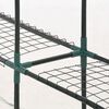 vidaXL Greenhouse with 8 Shelves 143x143x195 cm