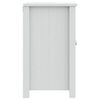 vidaXL Bathroom Sink Cabinet BERG White 60x34x59 cm Solid Wood Pine