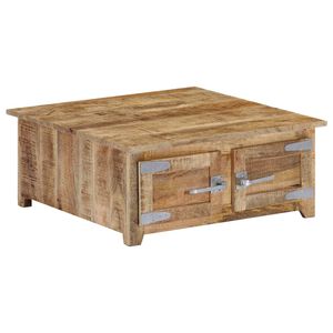 vidaXL Coffee Table 70x70x30 cm Solid Mango Wood