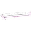 vidaXL Garden Bench Cushion Taupe 150x50x7 cm Oxford Fabric