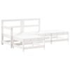 vidaXL Garden Lounge Set | White | Solid pine wood | Medium | Modular