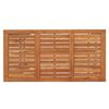 vidaXL 5 Piece Garden Bar Set Grey Solid Wood Acacia and Poly Rattan