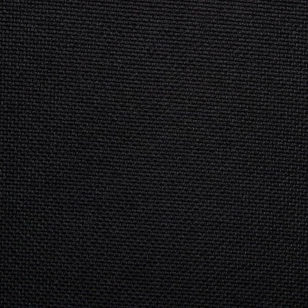 vidaXL Swivel Dining Chair Black Fabric