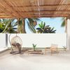 vidaXL Retractable Side Awning Cream 160x1000 cm