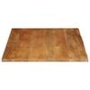 vidaXL Table Top Live Edge 100x80x2.5 cm Solid Wood Mango