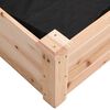 vidaXL Garden Raised Bed with Liner 240x120x25 cm Solid Wood Fir