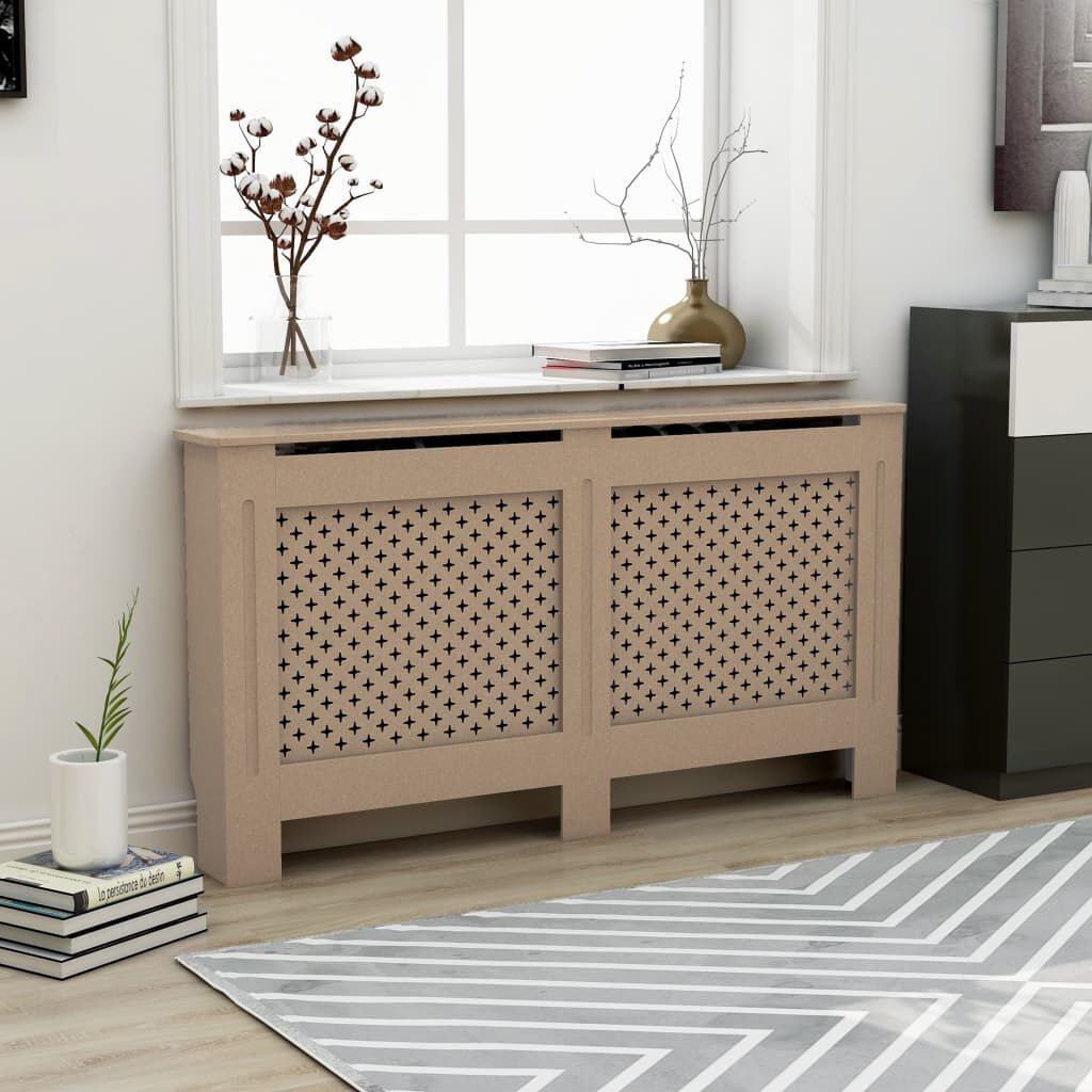 vidaXL Radiator Cover 152x19x81.5 cm MDF