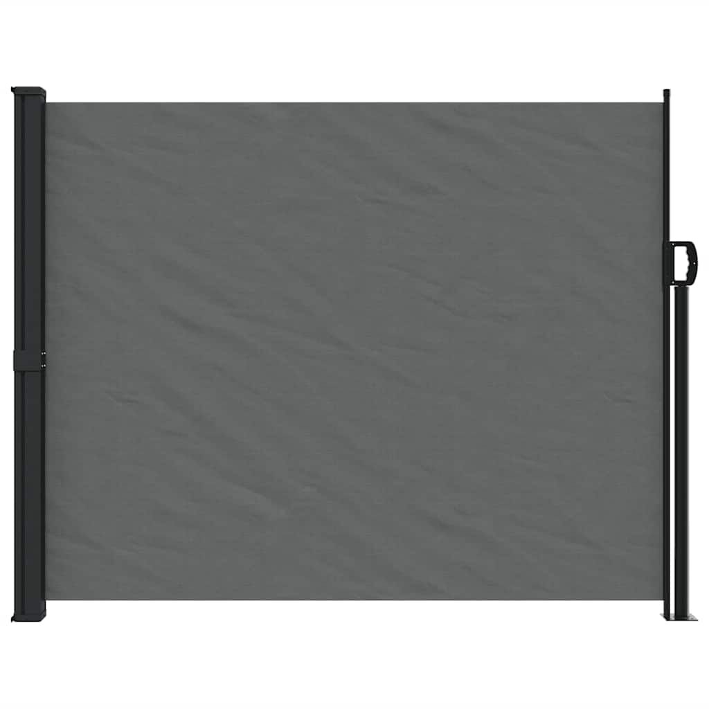 vidaXL Retractable Side Awning Anthracite 160x600 cm