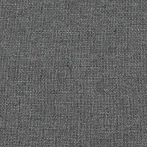 vidaXL Bed Frame without Mattress Dark Grey 100x190 cm Twin Fabric