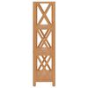 vidaXL 4-Tier Shelf 80x30x112 cm Solid Wood Oak