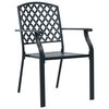 vidaXL Garden Dining Set 5 pcs Anthracite Powder-Coated Steel
