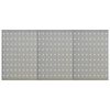 vidaXL Wall-mounted Peg Boards 3 pcs 40x58 cm Steel