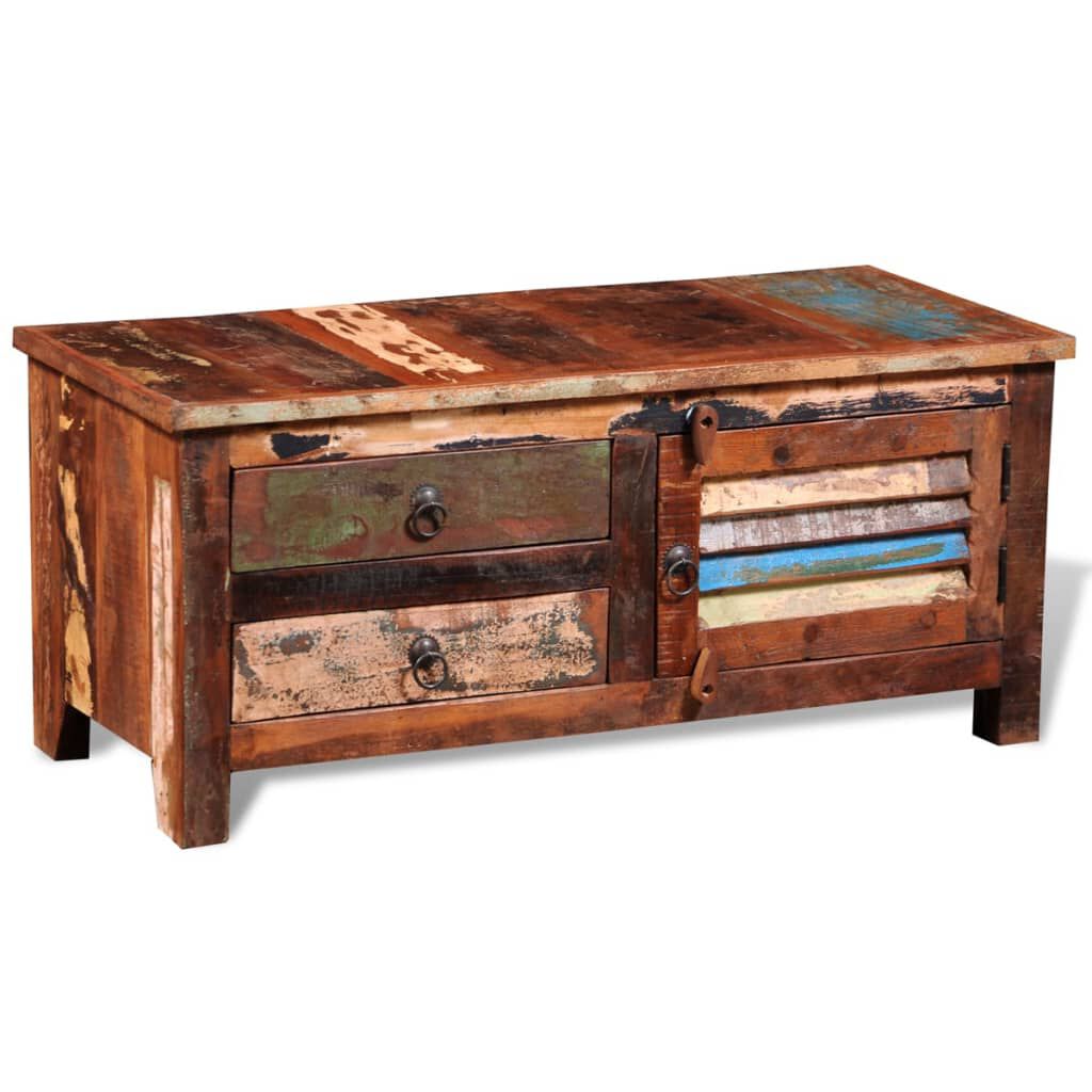 vidaXL Reclaimed TV Hi-Fi Cabinet Side Cabinet Solid Wood
