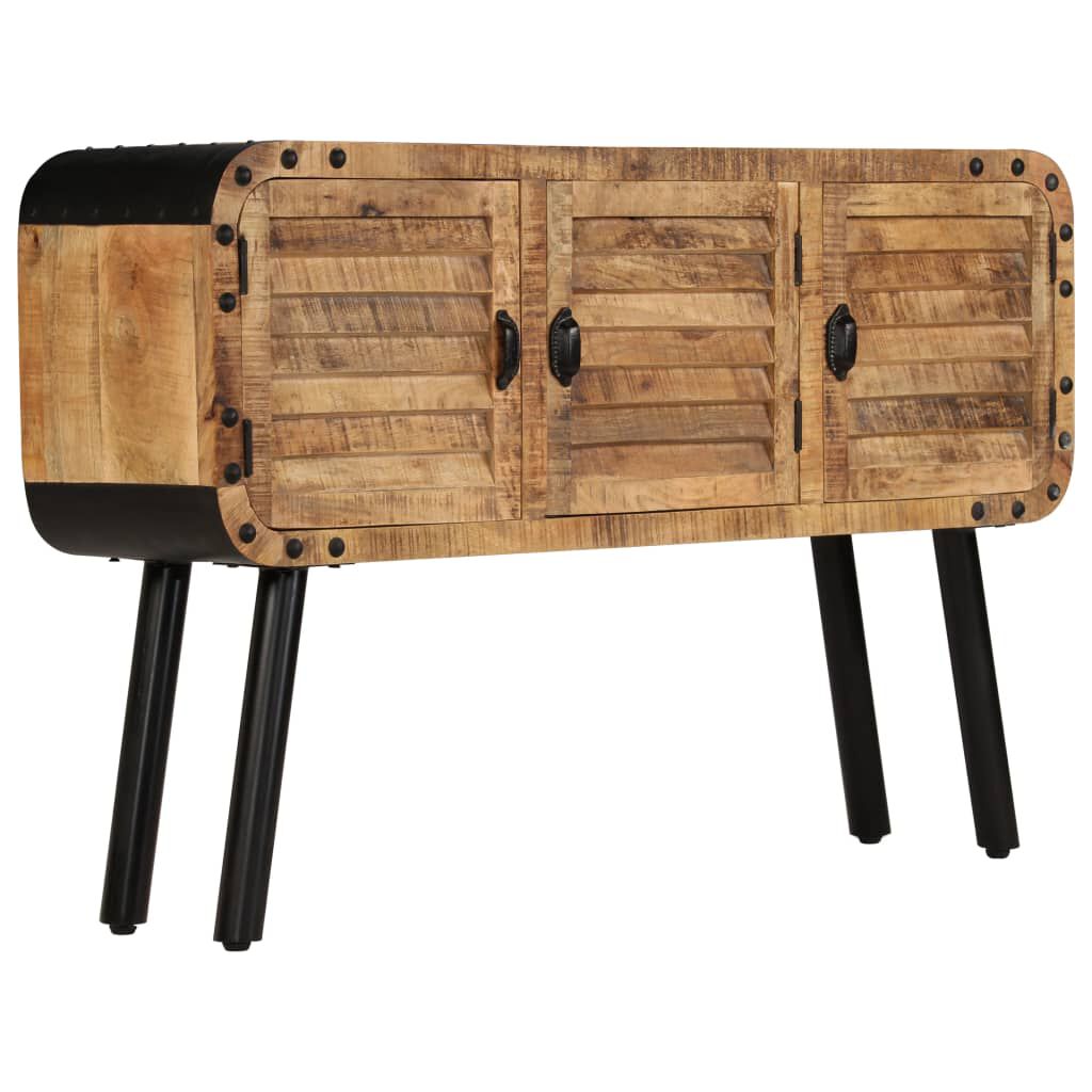 vidaXL Sideboard Solid Mango Wood 120x30x76 cm