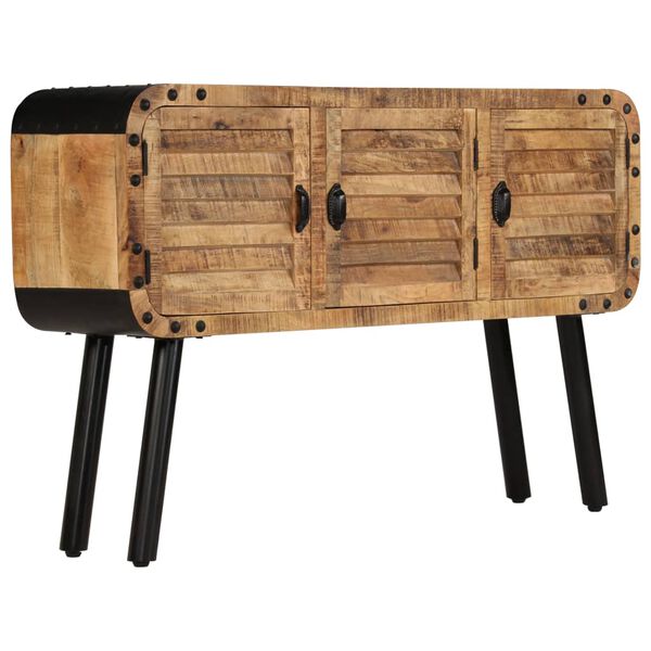 vidaXL Sideboard Solid Mango Wood 120x30x76 cm