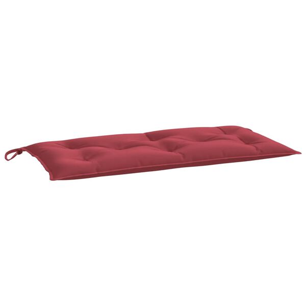 vidaXL Garden Bench Cushions 2pcs Wine Red 100x50x7 cm Oxford Fabric