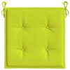 vidaXL Garden Chair Cushions 2 pcs Bright Green 40x40x3 cm Oxford Fabric