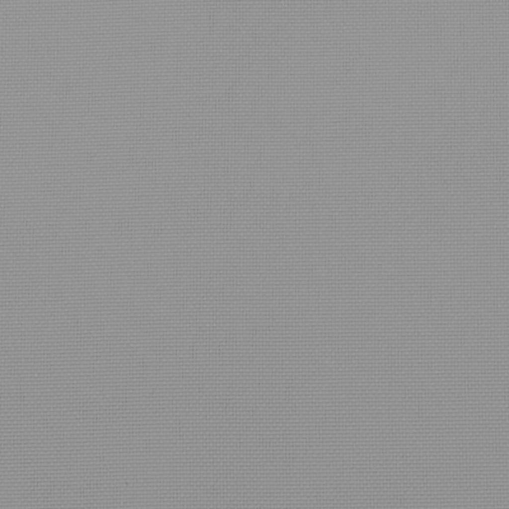 vidaXL Garden Lowback Chair Cushions 2 pcs Grey Oxford Fabric