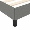 vidaXL Bed Frame without Mattress Dark Grey California King Fabric