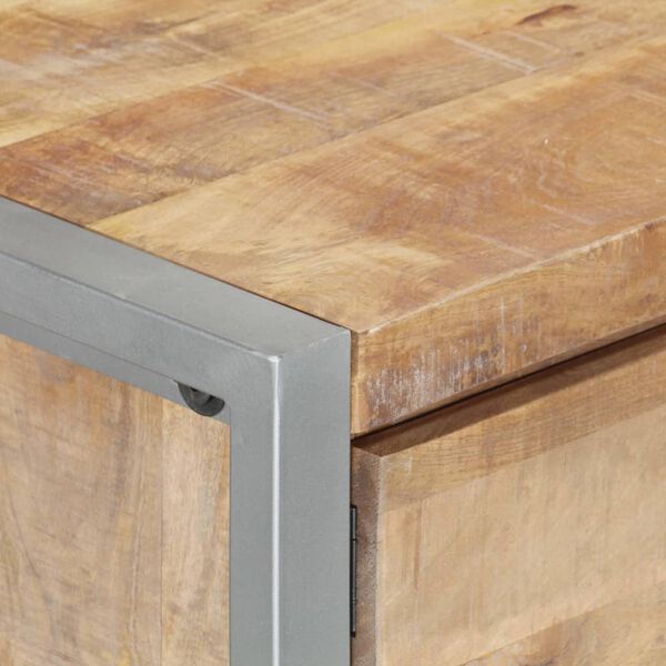 vidaXL Coffee Table 95x50x40 cm Rough Mango Wood