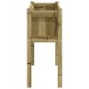 vidaXL Garden Planter with Legs 110x31x70 cm Impregnated Wood Pine