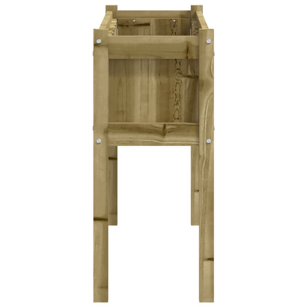 vidaXL Garden Planter with Legs 110x31x70 cm Impregnated Wood Pine