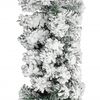 vidaXL Christmas Garland with LEDs&Ball Set Green 10 m PVC
