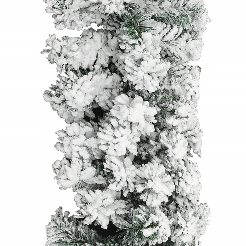 vidaXL Christmas Garland with LEDs&Ball Set Green 10 m PVC