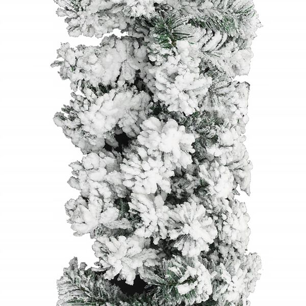 vidaXL Christmas Garland with LEDs&Ball Set Green 10 m PVC
