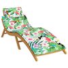 vidaXL Sun Lounger Cushion Multicolour Oxford Fabric