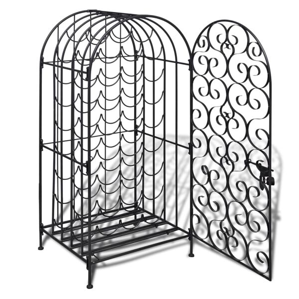 vidaXL Wine Rack for 35 Bottles Metal