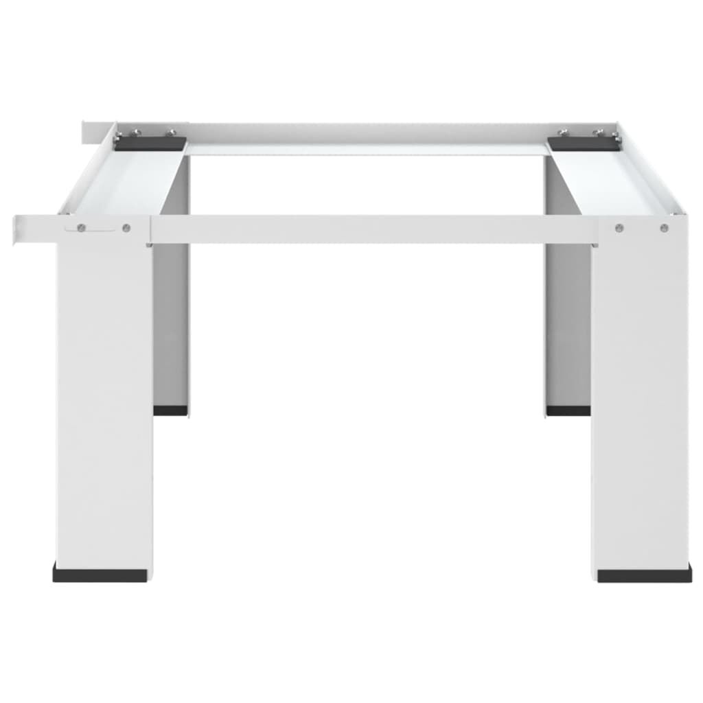 vidaXL Washing Machine Pedestal with Drawer White