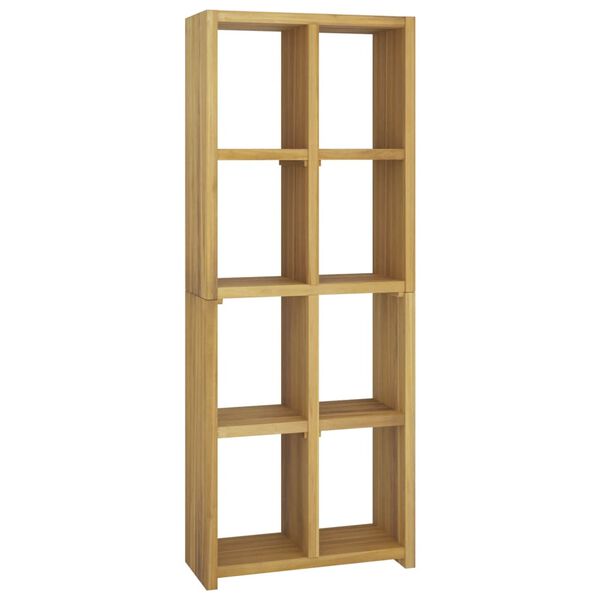 vidaXL Book Cabinet 70x30x180 cm Solid Wood Teak