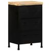 vidaXL Sideboard 47x35x76 cm Rough Mango Wood
