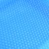 vidaXL Floating Round PE Solar Pool Film 381 cm Blue