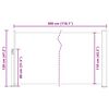 vidaXL Retractable Side Awning 120 x 300 cm Brown