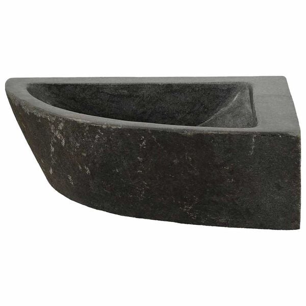 vidaXL Wall Hung Corner Basin Grey (38-45) x (38-45) x 12 cm
