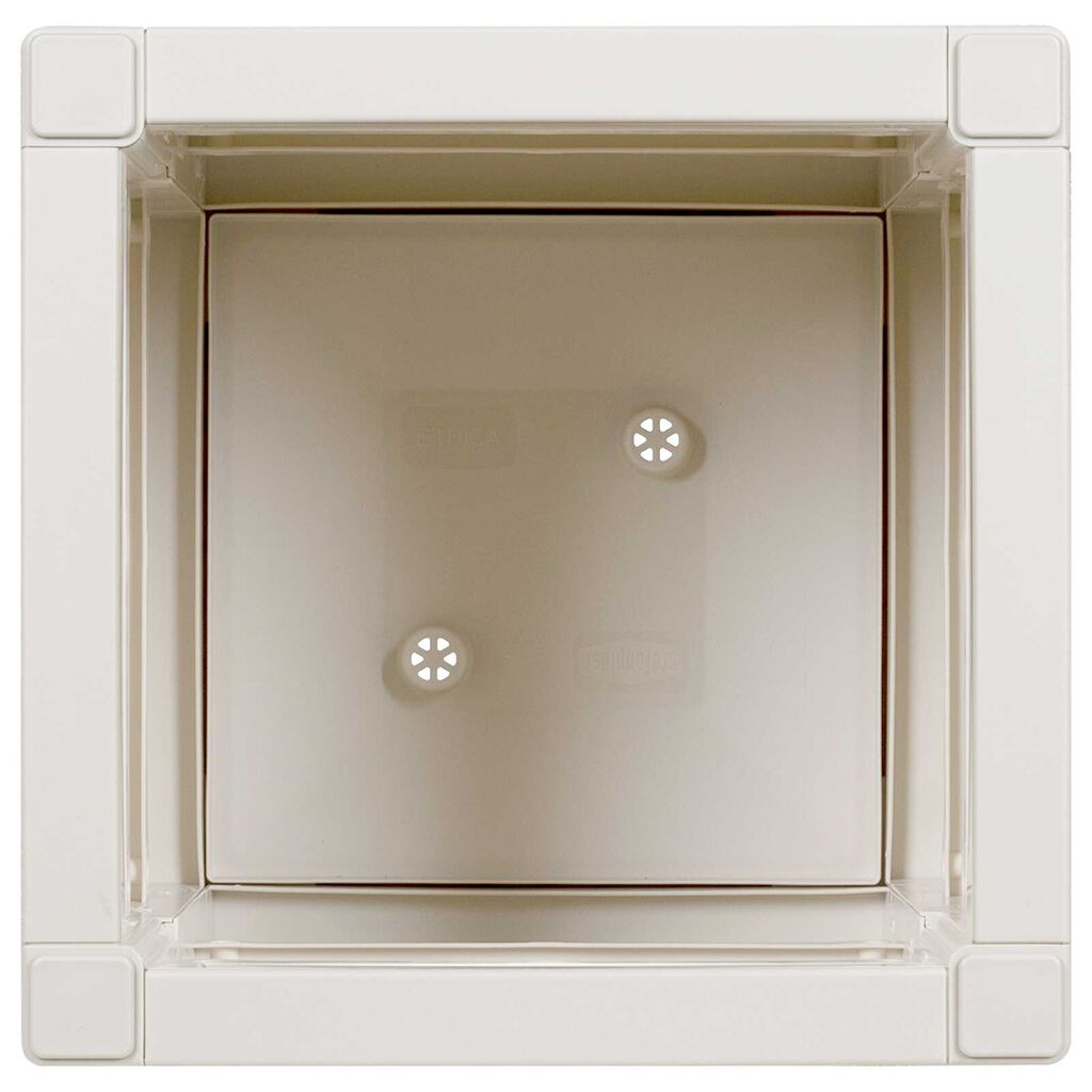 vidaXL Garden Planter White 36x36x35 cm PP