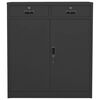 vidaXL Office Cabinet Anthracite 90x40x102 cm Steel