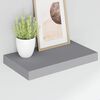 vidaXL Floating Wall Shelves 4 pcs Grey 40x23x3.8 cm MDF