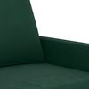 vidaXL 2 Piece Sofa Set with Cushions Dark Green Velvet