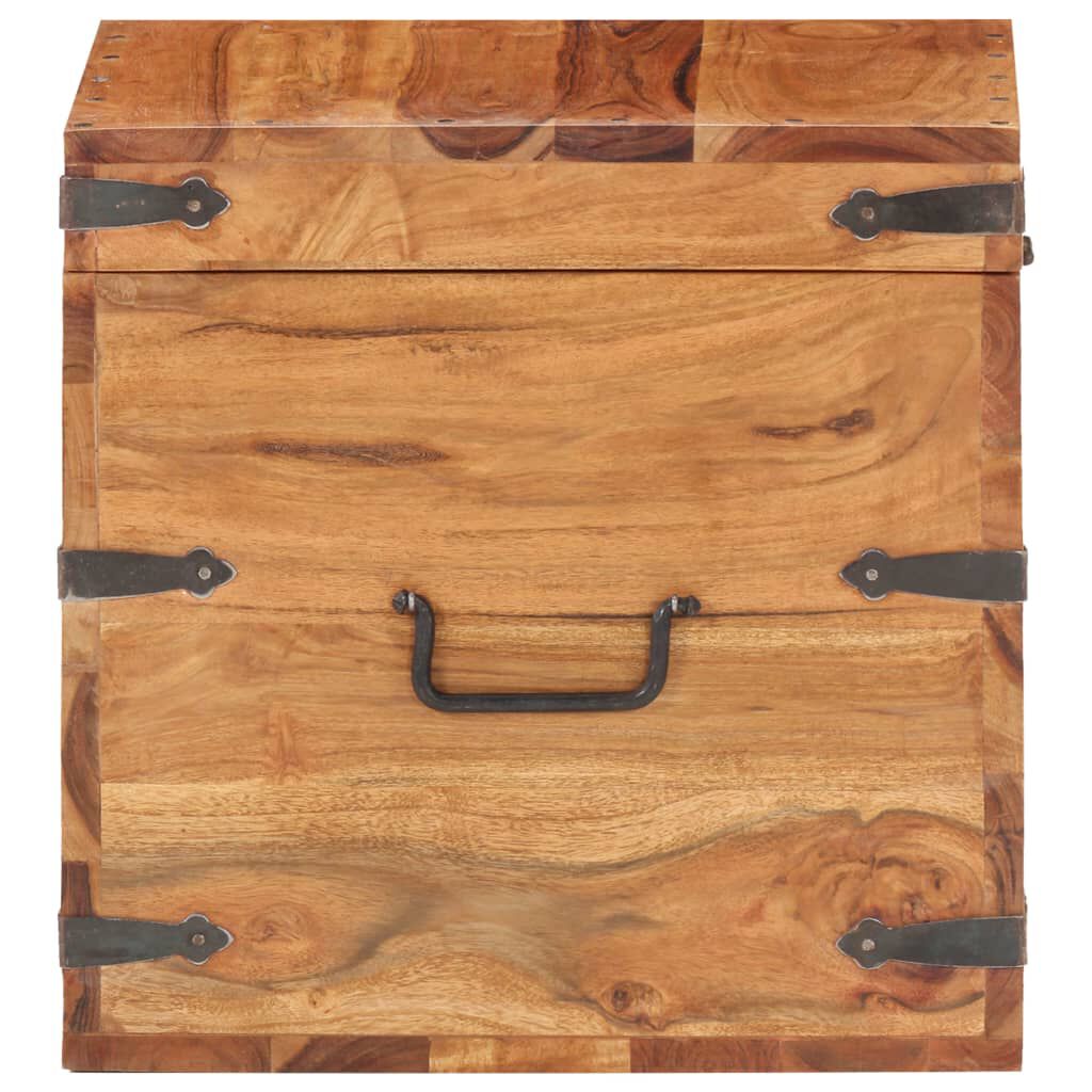 vidaXL Chest 40x40x40 cm Solid Acacia Wood