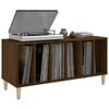 vidaXL Record Cabinet Brown Oak 100x38x48 cm Engineered Wood