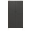 vidaXL Wardrobe Anthracite 90x50x180 cm Steel