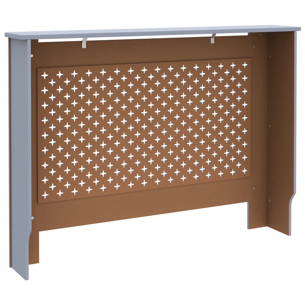 vidaXL Radiator Cover Anthracite 112x19x81.5 cm MDF