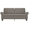 vidaXL 2-Seater Sofa Light Grey 140 cm Velvet